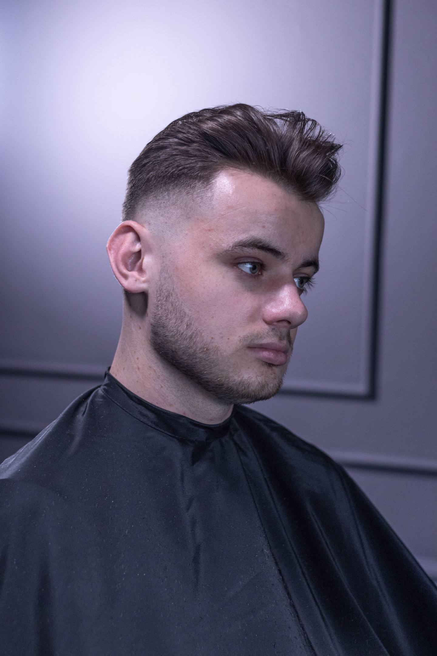 Pompadour – výsledok strihu z online kurzu Cutsetter